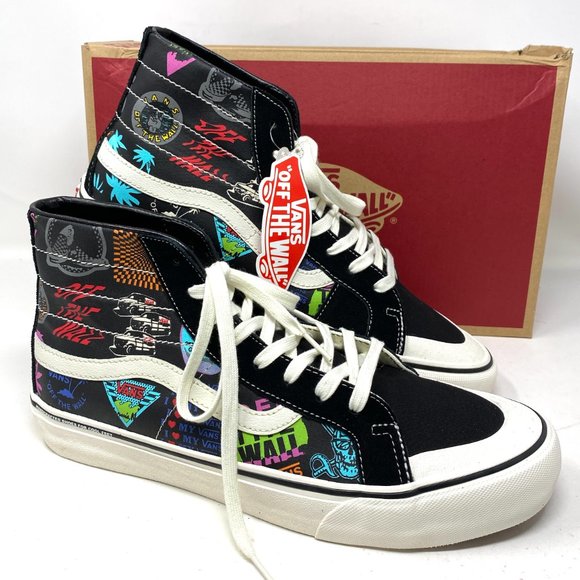 VANS 🔥SALE🔥 Sk8-Hi 138 Decon Sneakers V66 Black Multi High Top Men VN0A3MV1W95 - Picture 7 of 8